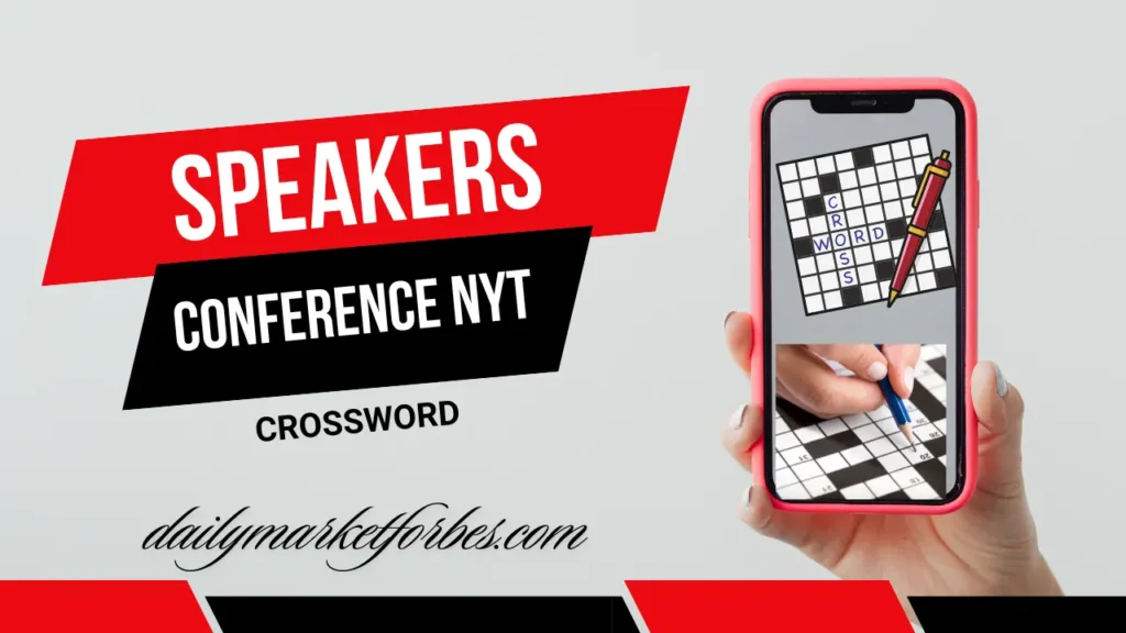 group of speakers at a conference nyt crossword