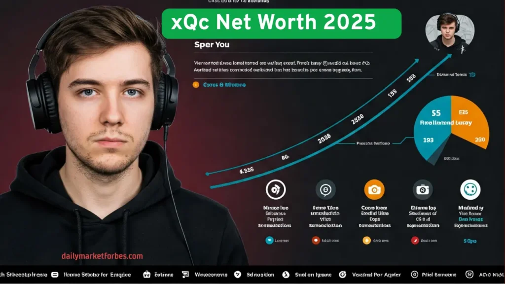 xQc Net Worth 2025 Streaming Empire, Career Earnings & Financial Breakdown