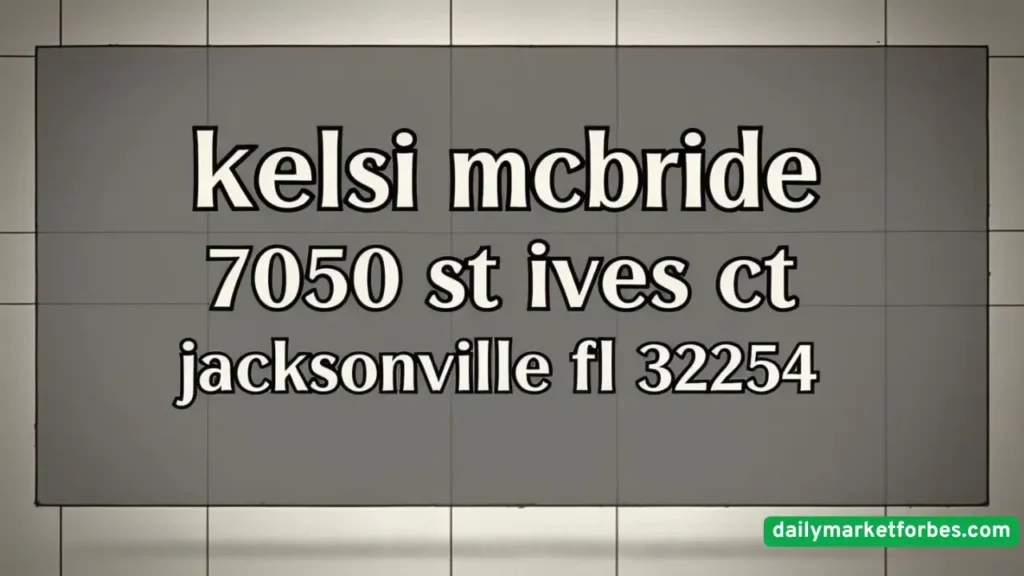 kelsi mcbride 7050 st ives ct jacksonville fl 32244