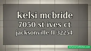 kelsi mcbride 7050 st ives ct jacksonville fl 32244